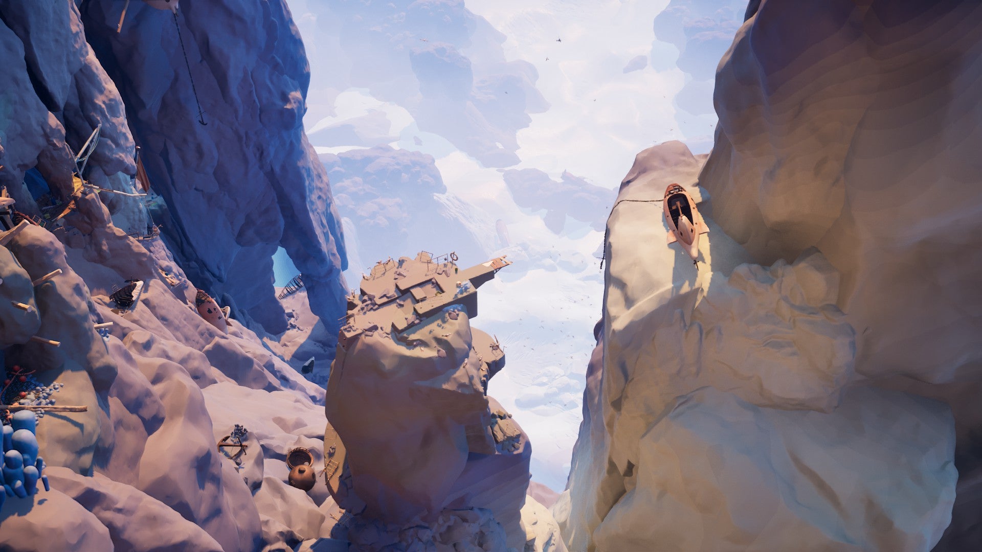 A distant peak in Jusant.