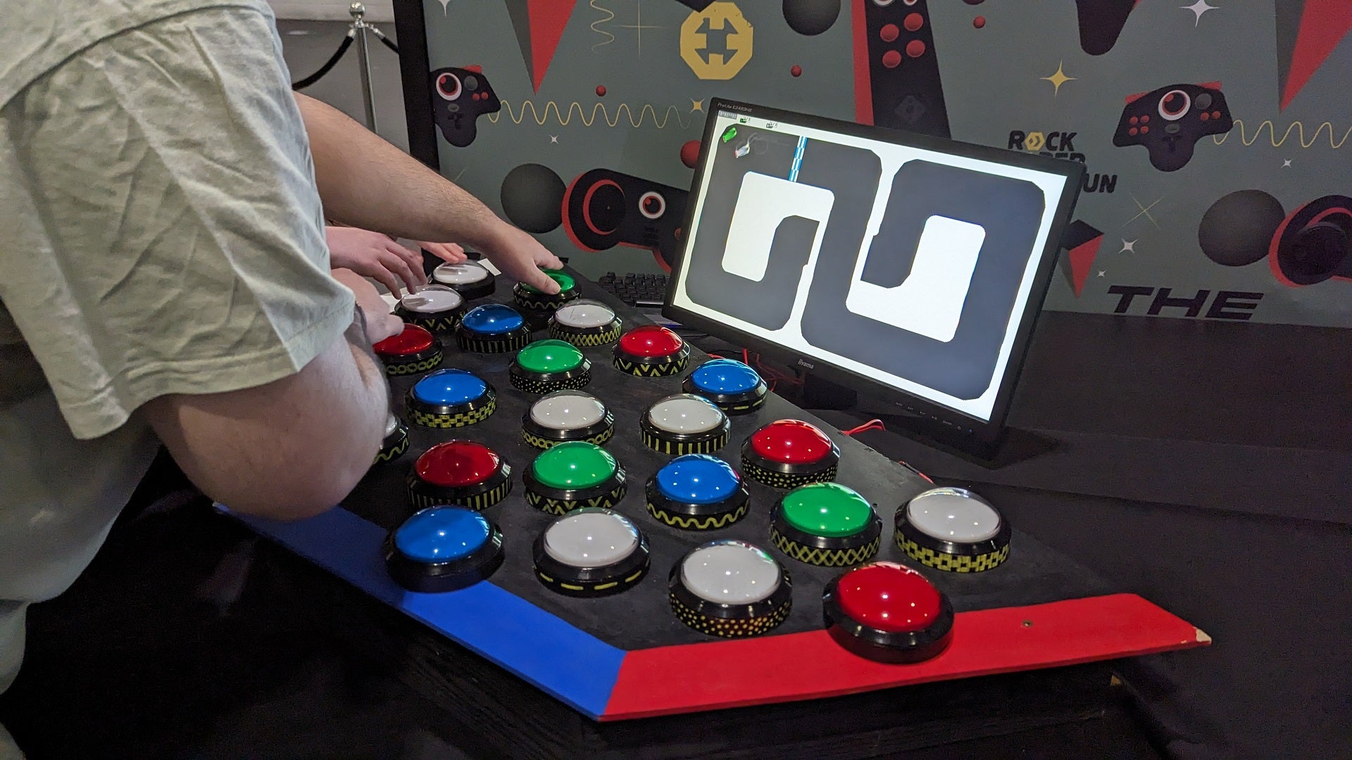 Karting Khaos being played at the Future of Play booth at EGX 2023. - 4