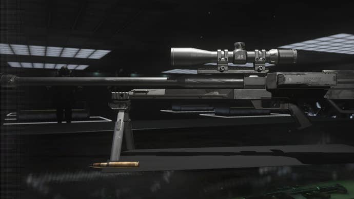 A close-up of the Katt-AMR from Modern Warfare 3.