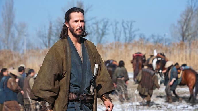 Keanu Reeves in 47 Ronin.
