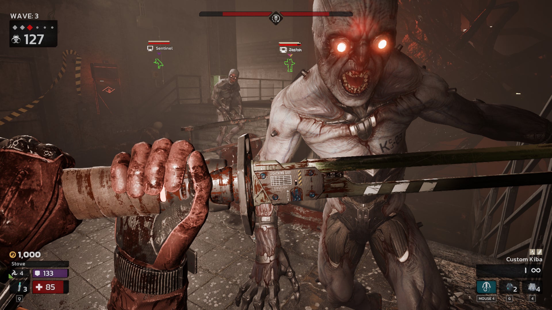Blocking a Clot attack with the Ninja's sword in Killing Floor 3. - 10
