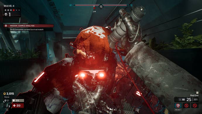 Executing a Scrake in Killing Floor 3.