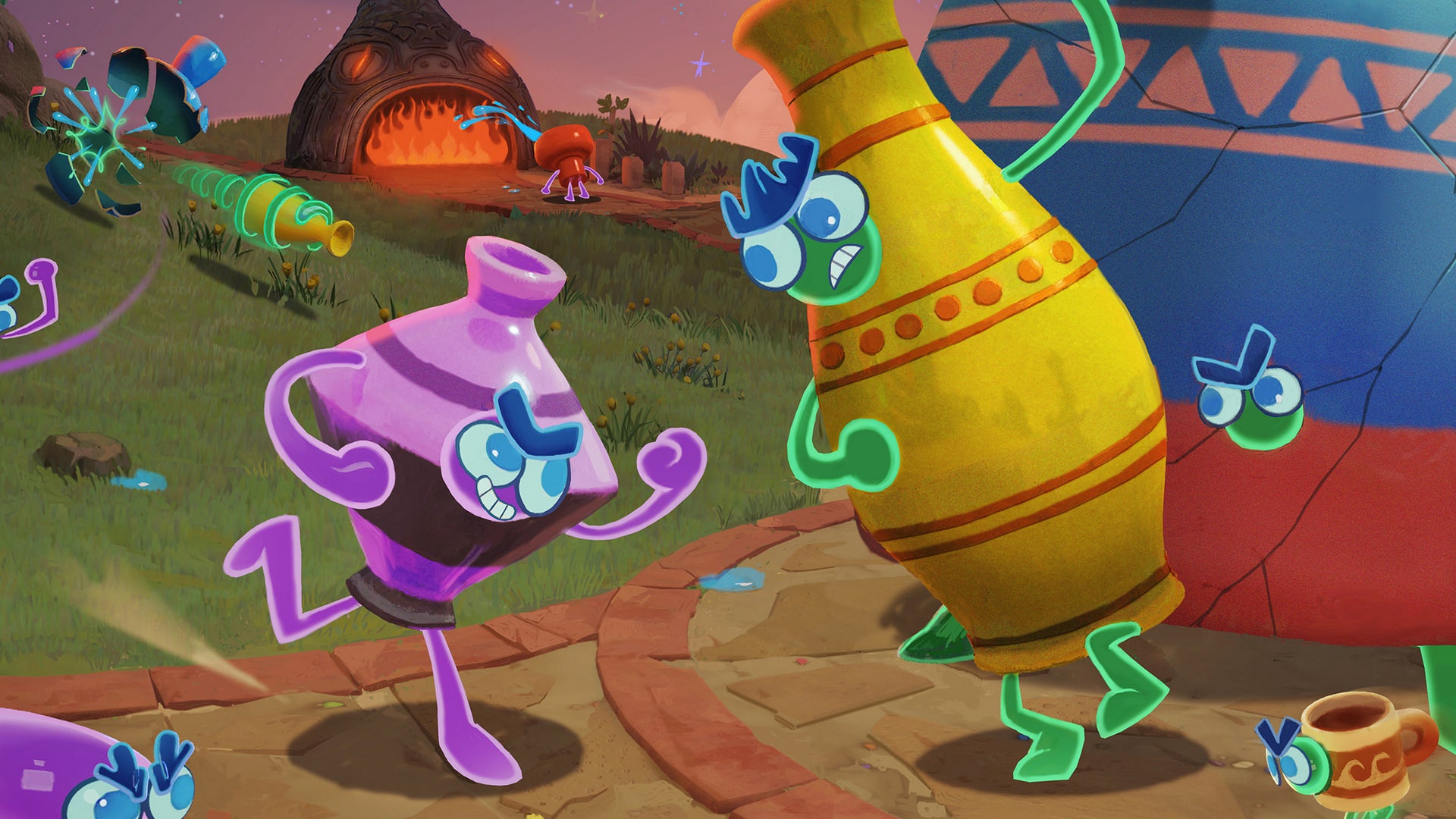Kiln: Wie aus einem Töpfer-Experiment der skurrilste Multiplayer-Brawler von Double Fine wurde