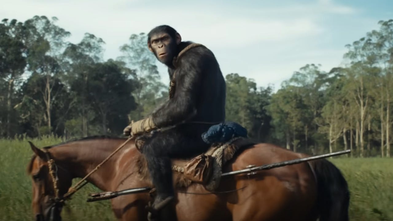 At this rate, they should call it Kingdom of the Planet of the Apes and Horses