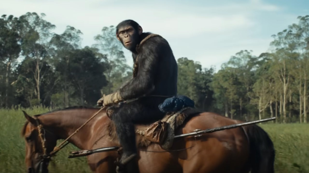 Kingdom of the Planet of the Apes - Noa on a horse - 1