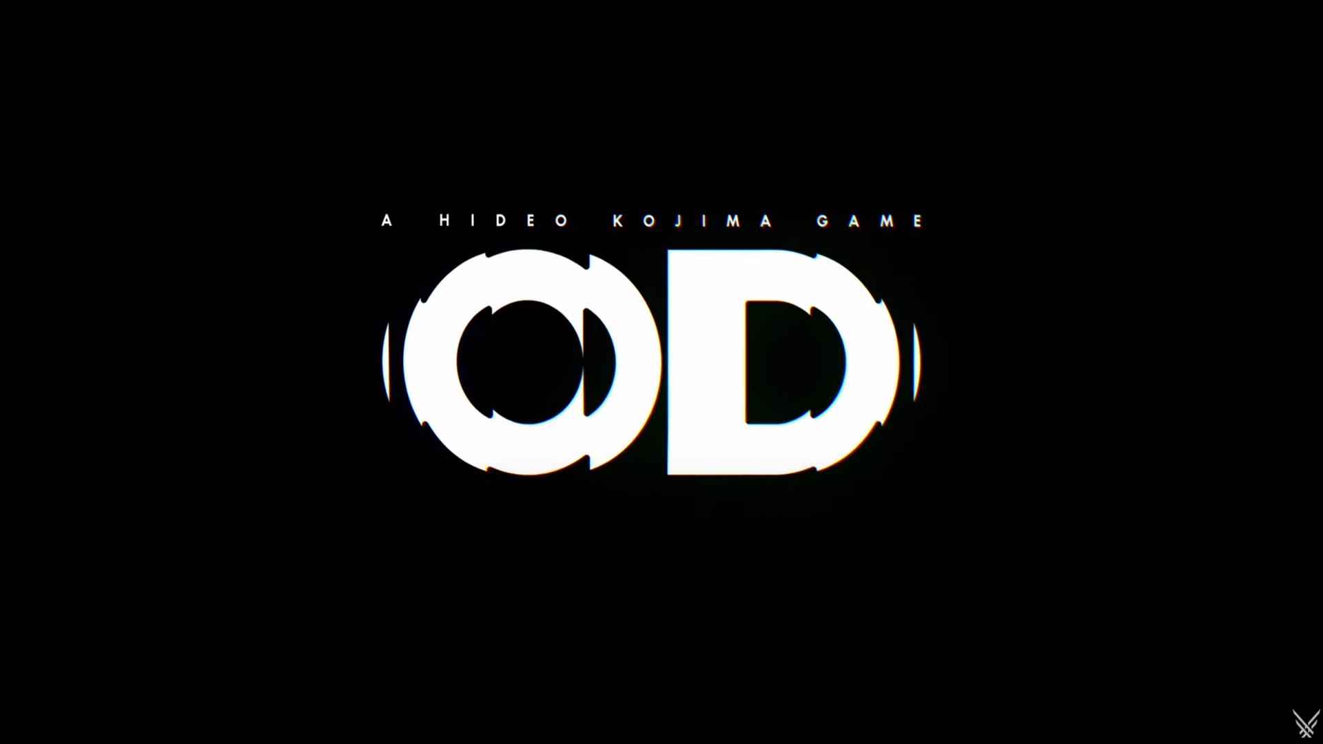 The title card for Kojima Productions upcoming game, OD, is shown