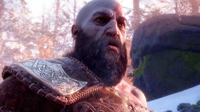 Kratos in Sony Santa Monica’s God of War series looks shocked