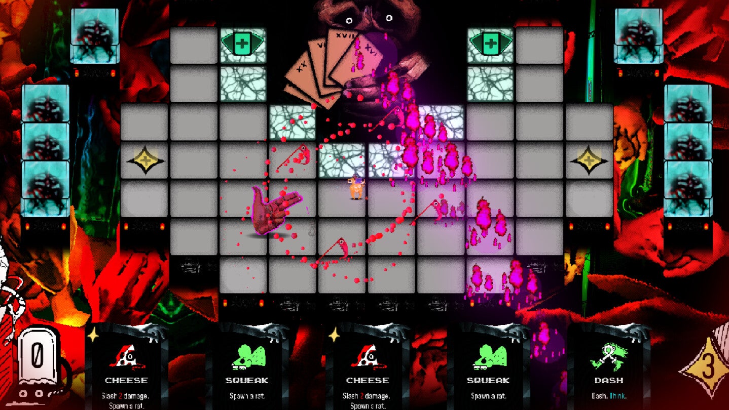 A level in roguelike LYMBUS. You can spawn a rat with cheese! - 1