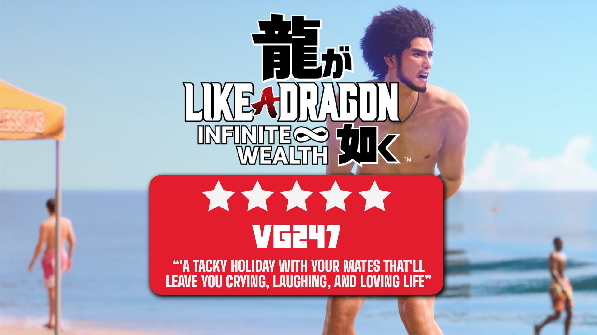 Ichiban Kasuga in the buff in Like A Dragon: Infinite Wealth. - 1