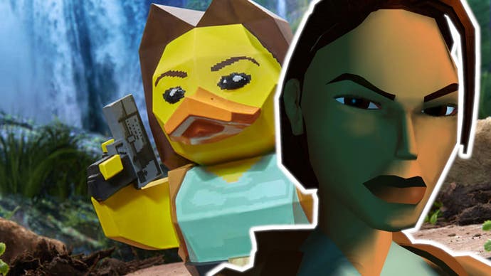 Hier ist die kantige Lara-Croft-Ente, auf die ihr gewartet habt.
