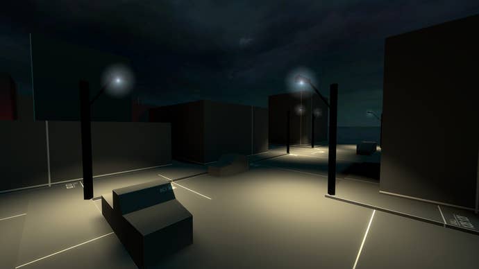 A screenshot from a mod based on the leaked Zombie_City map from Counter-Strike: Source, which is claimed to be the basis for Left 4 Dead.