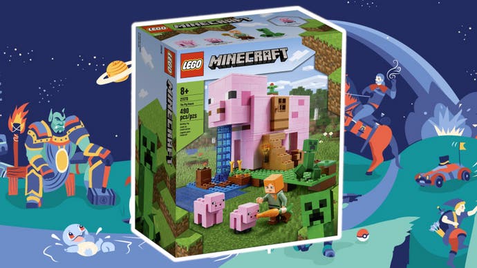 Cyber Monday: Lego Minecraft Schweinehaus 26 Prozent günstiger.