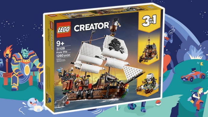 Black Friday: Lego Piratenschiff mit 3 Bauoptionen 35 Prozent reduziert.