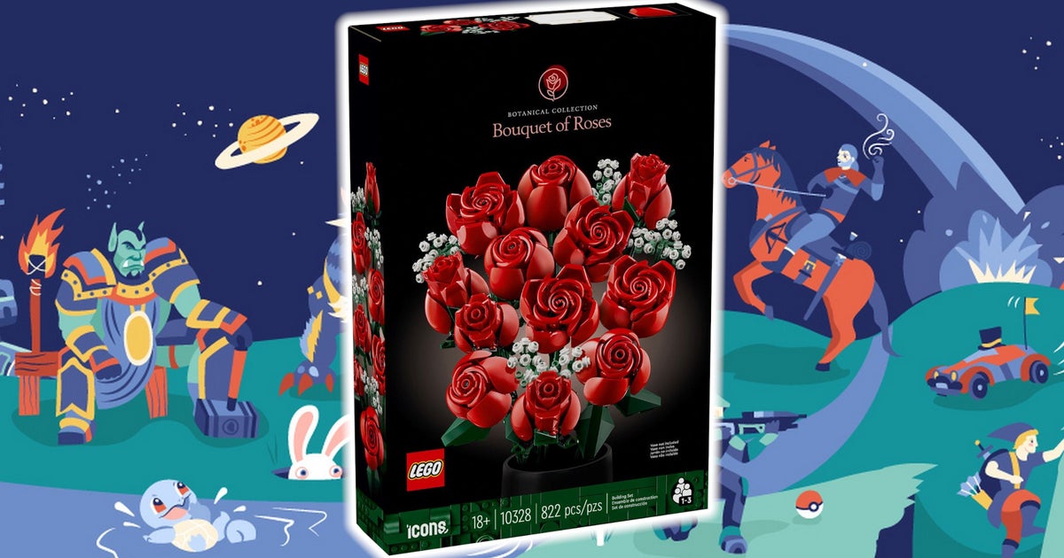 Legos neuer Rosenstrauß geht definitiv nicht nach wenigen Tagen ein ...