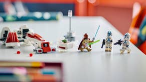 Flucht mit dem BARC Speeder: Offizielle Bilder zum neuen Lego Set mit Jedi-Meister Kelleran Beq.
