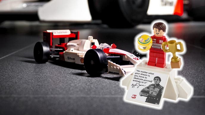 Lego kündigt vier F1-Wagen an, darunter der McLaren MP4/4 mit Ayrton Senna.