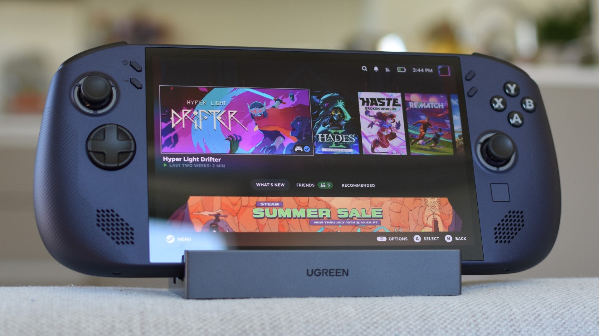 A Lenovo Legion Go S running SteamOS. - 1