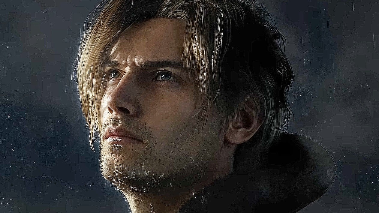 Leon in Resident Evil Requiem with DLSS 5 on