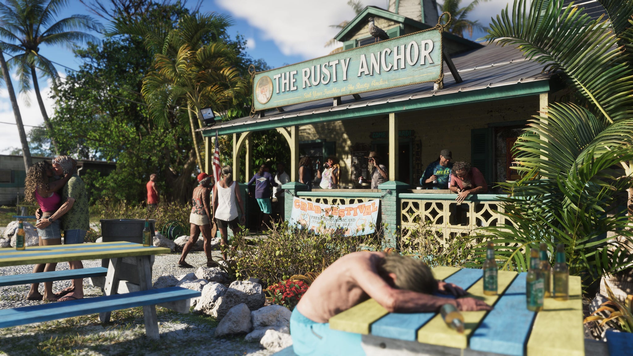 A beachside bar in GTA 6 called The Rusty Anchor
