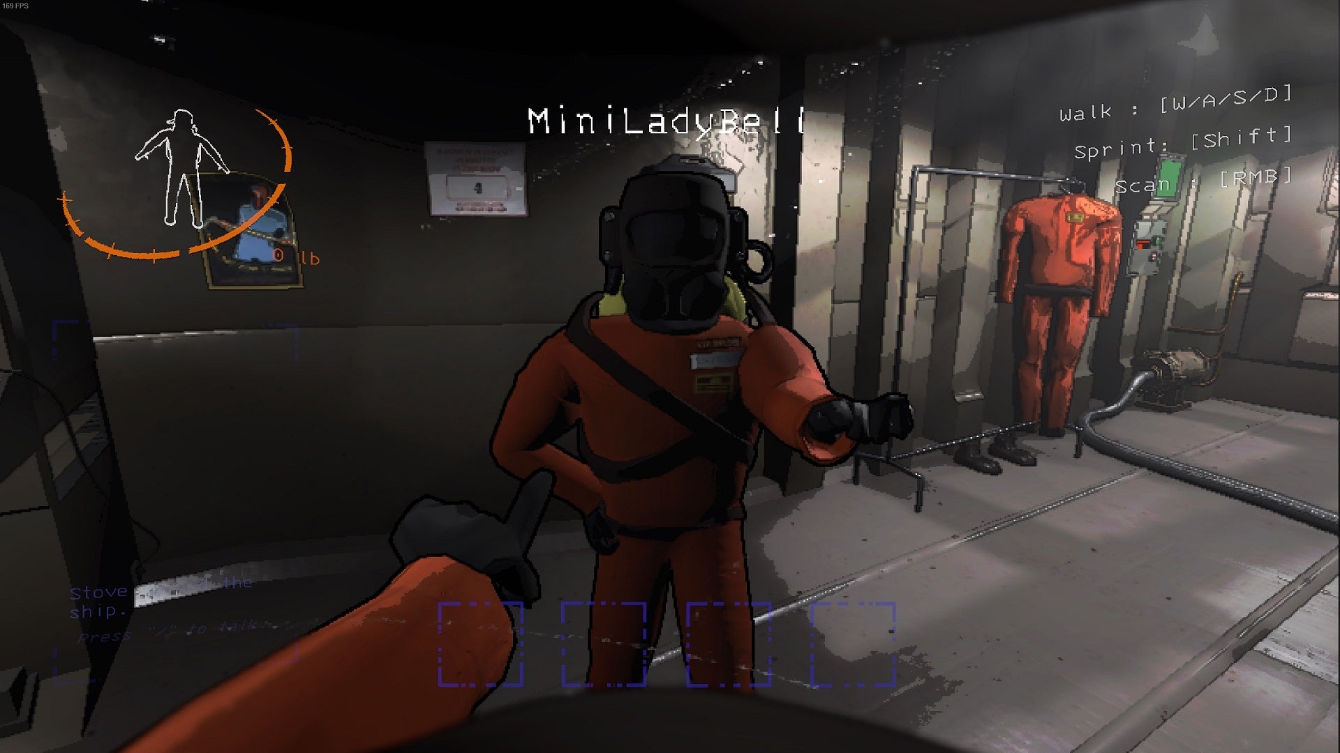 Two Lethal Company employees engage in a jovial pointing match. - 3