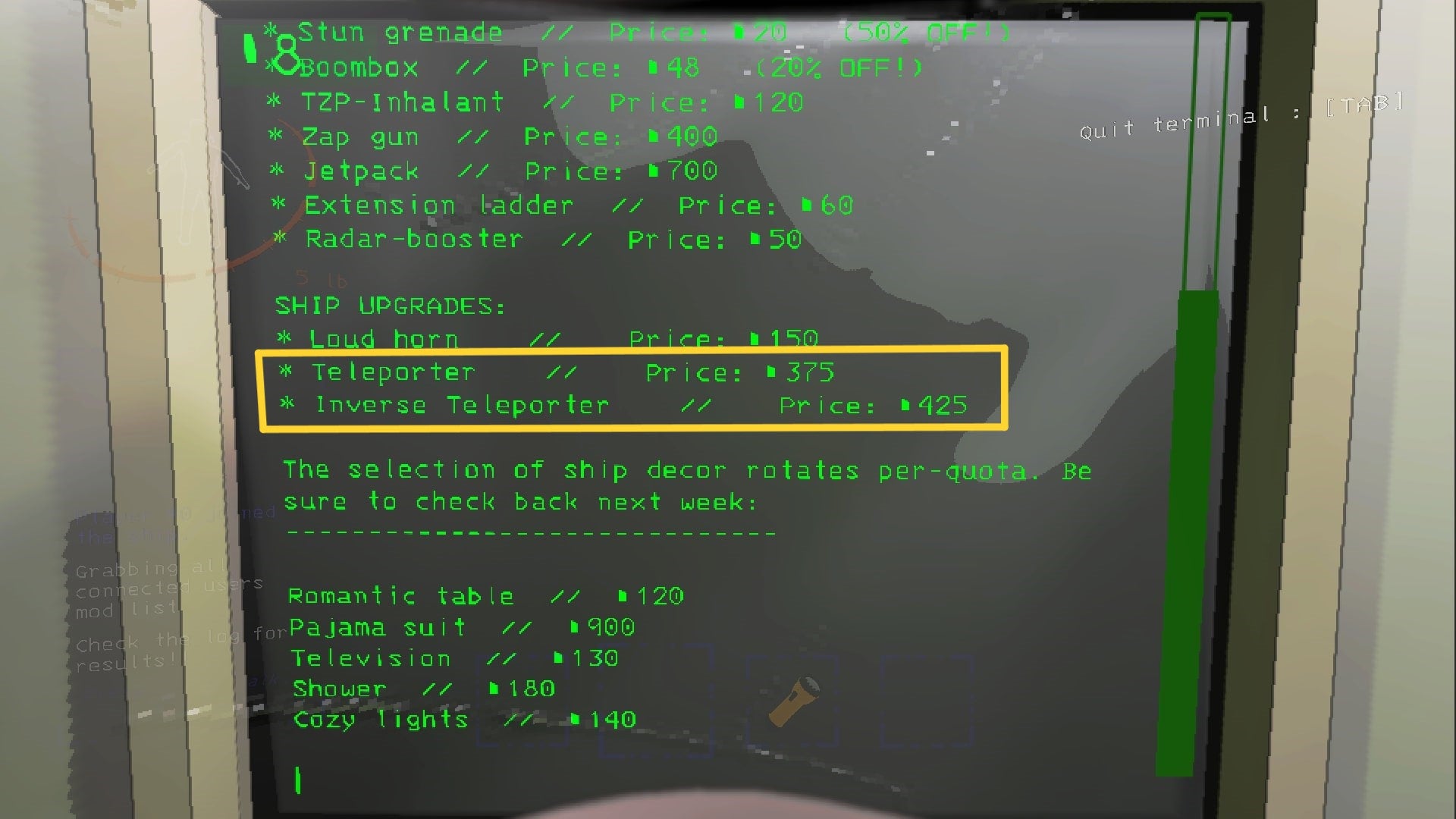 How to use the Teleporter and Inverse Teleporter in Lethal Company 