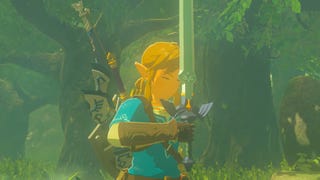 Link gets the Master Sword in Legend of Zelda Breath of the Wild