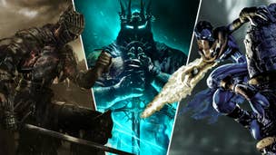 Split image containing Dark Souls, Lords of the Fallen, and Soul Reaver characters.