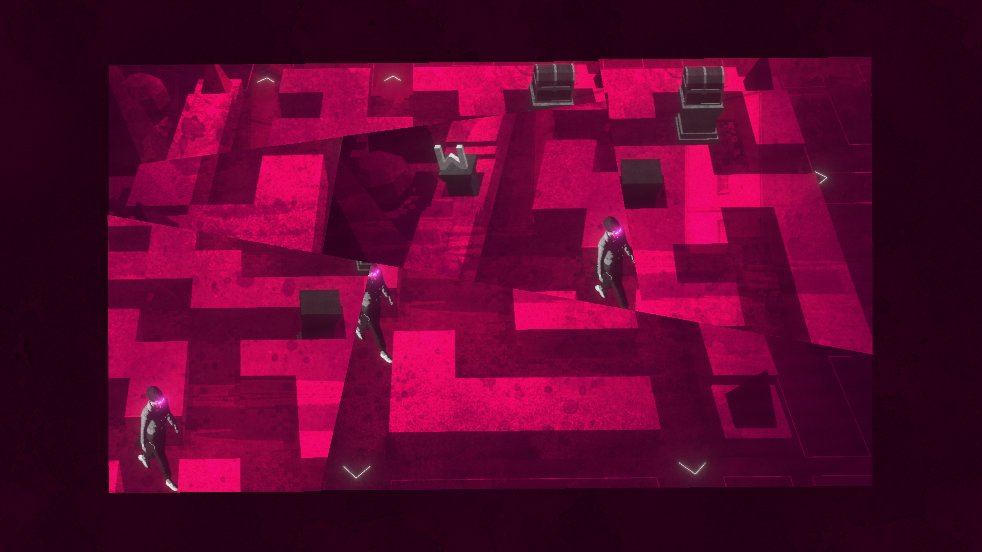 A pink maze from Lorelei And The Laser Eyes