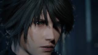 Extreme close-up of Lost Soul Aside's male protagonist Kaser