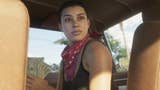 GTA 6's Lucia sits in the passenger seat of a getaway car holding a wad of cash