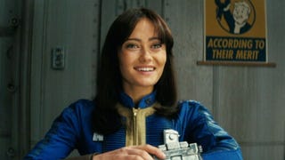 Ella Purnell as Vault Dweller Lucy in Amazon's Fallout series