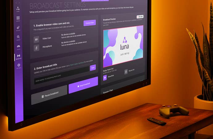 Twitch integration on Amazon Luna
