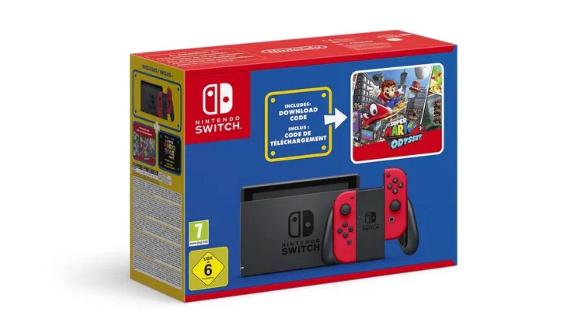 Nintendo switch super mario odyssey hot sale limited edition