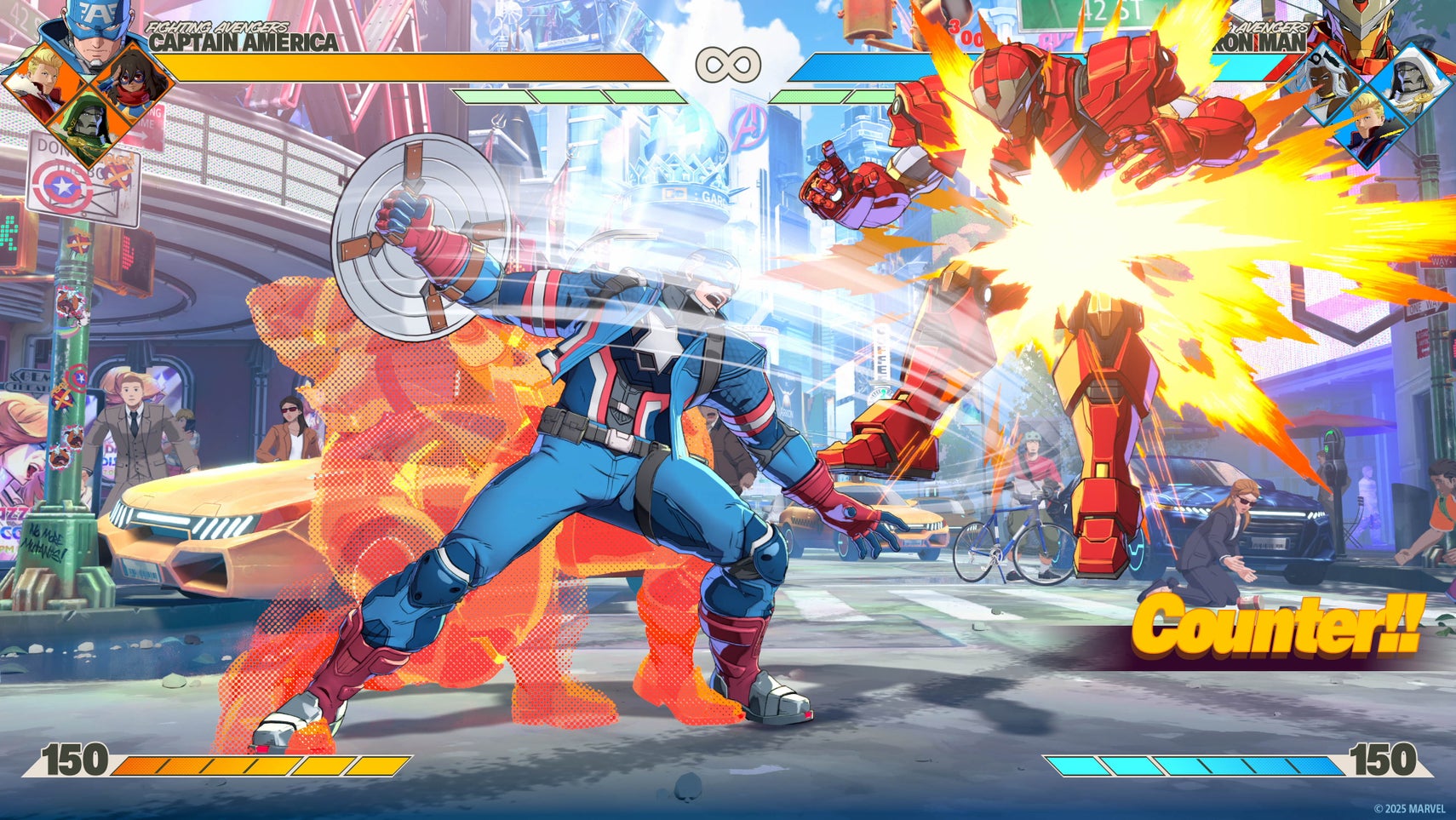 Marvel Tokon gameplay screenshot.