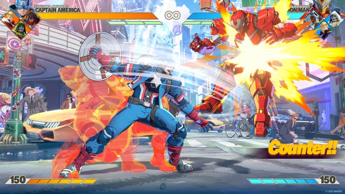 Marvel Tokon gameplay screenshot.