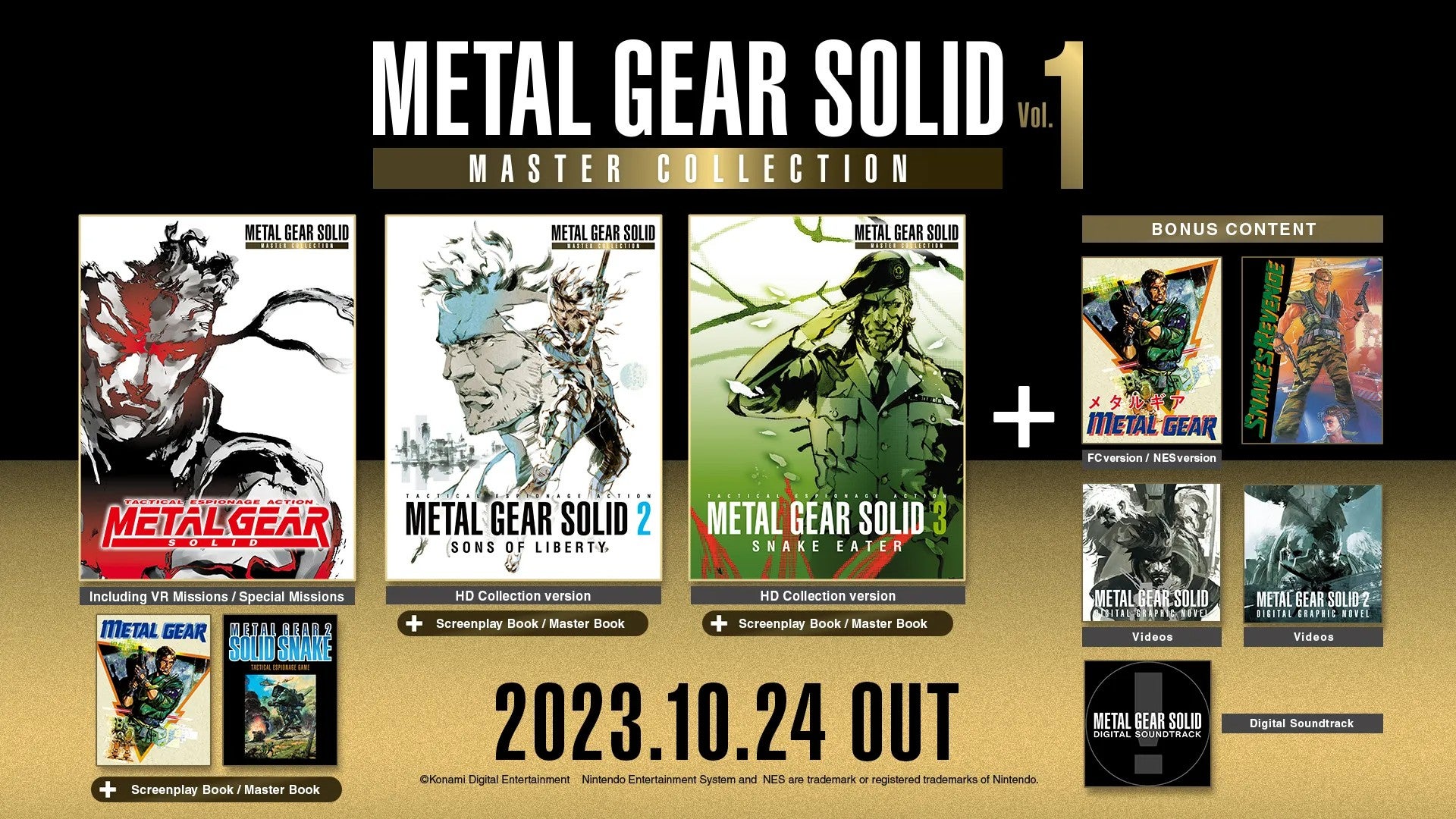 Konami confirms Metal Gear Solid: Master Collection Vol. 1