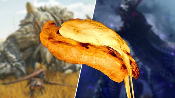 Monster Hunter Wilds cheese custom header
