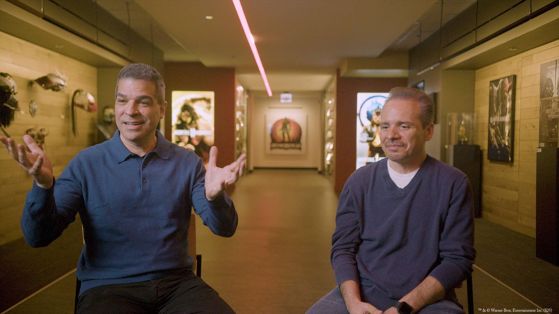Ed Boon and John Tobias in the interactive documentary Mortal Kombat Legacy Kollection