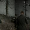 Comparison shots of Silent Hill 2’s quality and performance modes.