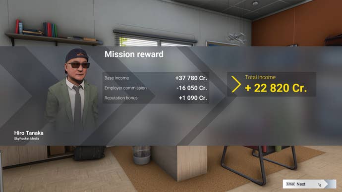 A pilot gains experience and rank in MSFS 2024 career mode.