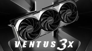 An official render of an MSI GeForce RTX 4060 Ti Ventus 3X OC graphics card.