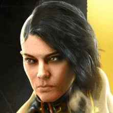 V4l3ria operator view from the chest up