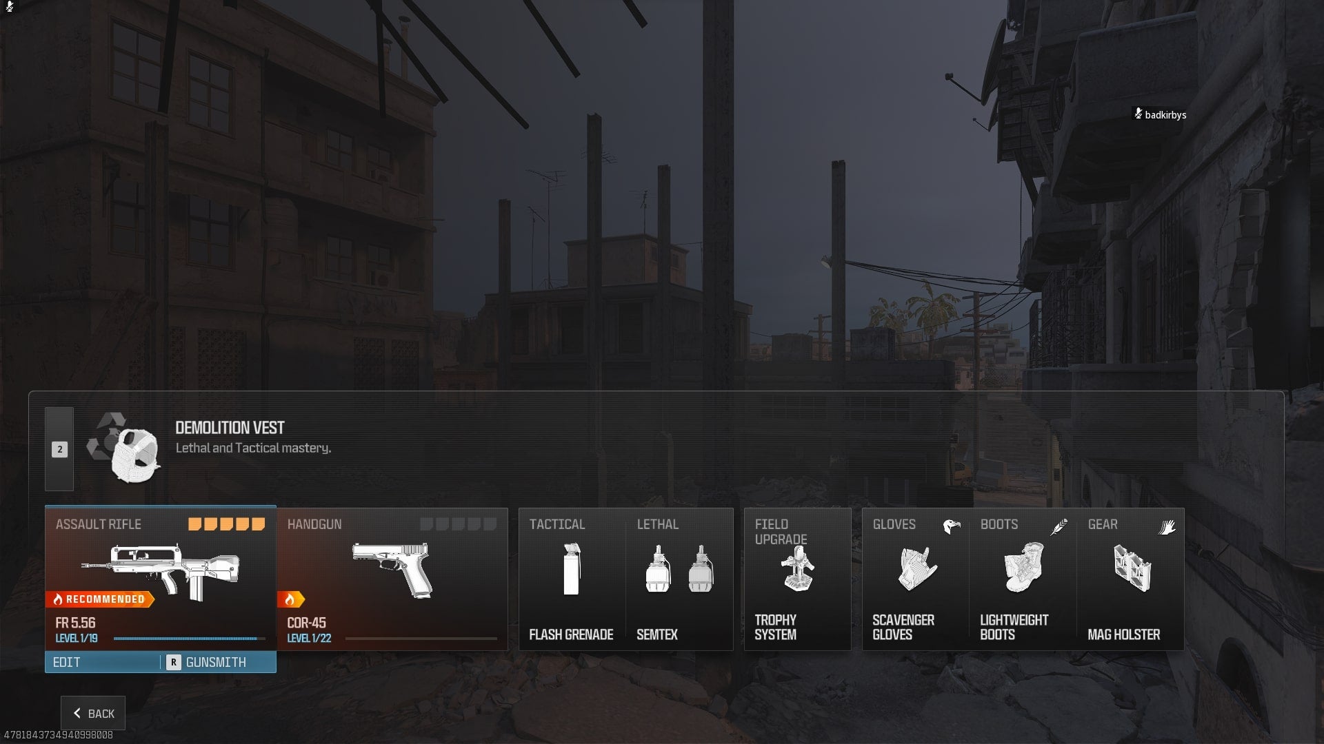 A class setup for the FR 5.56 burst assault rifle in MW3 - 4
