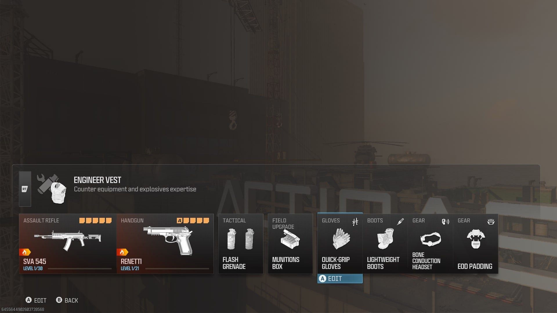 A class build of equipment and gear for using the SVA 545 in MW3