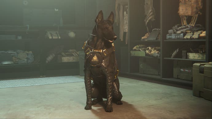 Call of Duty Modern Warfare 2's Merlin the dog.