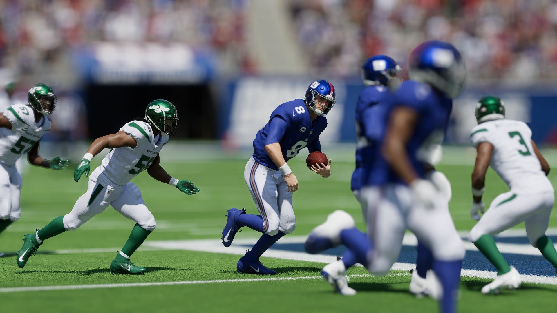 The New York Giants in Madden NFL 24. - 6