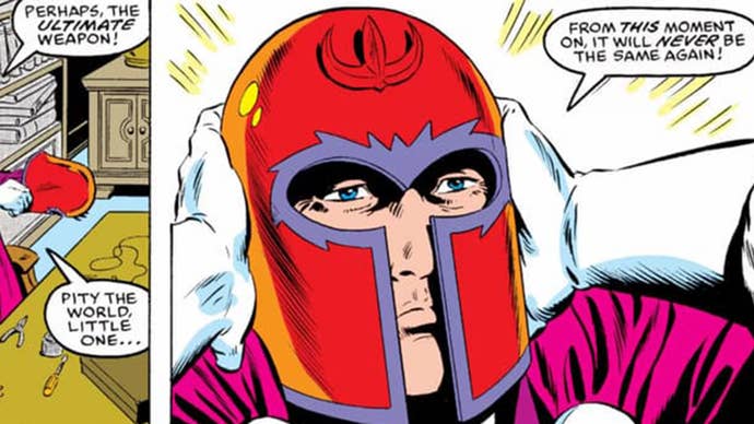 Magneto’s helmet