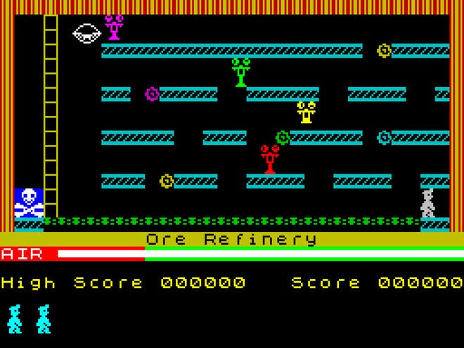 The Ore Refinery level from Manic Miner