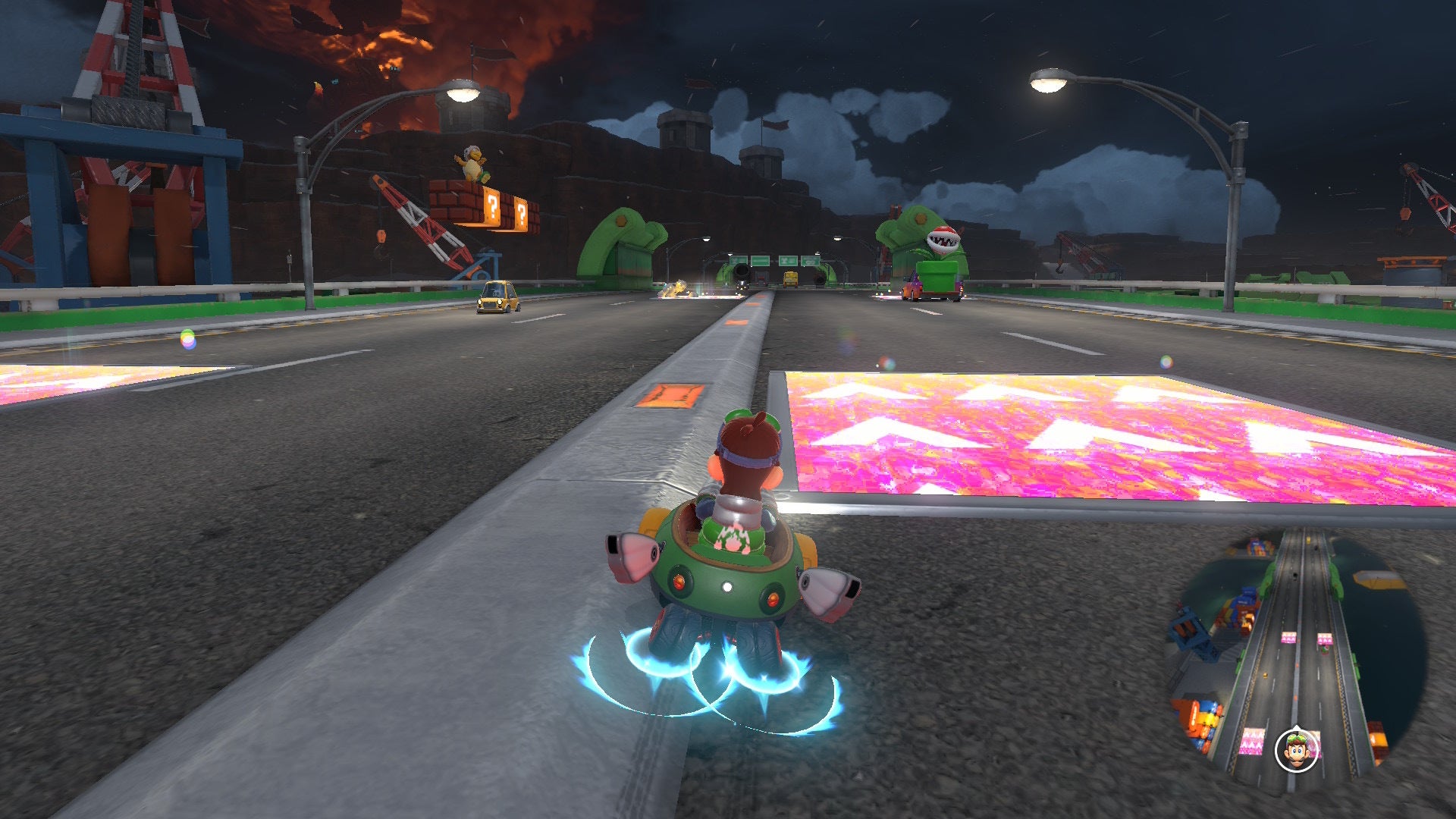 Luigi can be seen charging a jump in Mario Kart World - 3