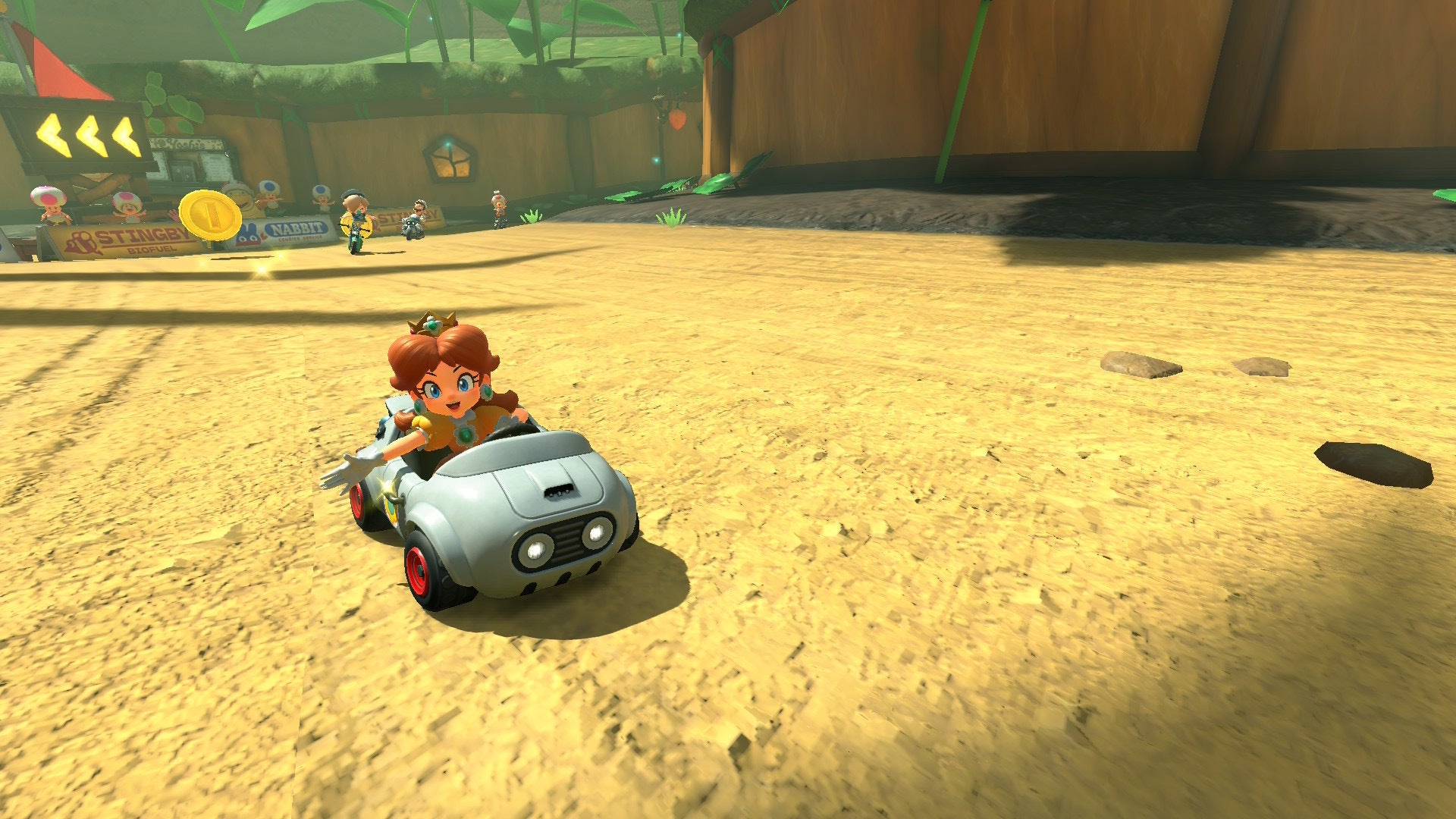 Daisy can be seen in the Baby Blooper in Mario Kart World - 1